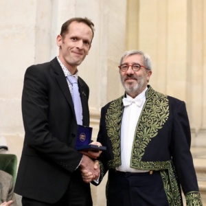 Photo de Guillaume Caumon lauréat 2019 de l'académie des sciences